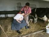 Twee boeren knechten neuken de boeren dochter